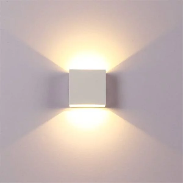 Cube COB LED Indoor Lighting Wall Lamp Modern Home Lighting Decoration Sconce Aluminum Lamp 6W 85-265V For Bath Corridor NR-126 Home & Garden Lighting