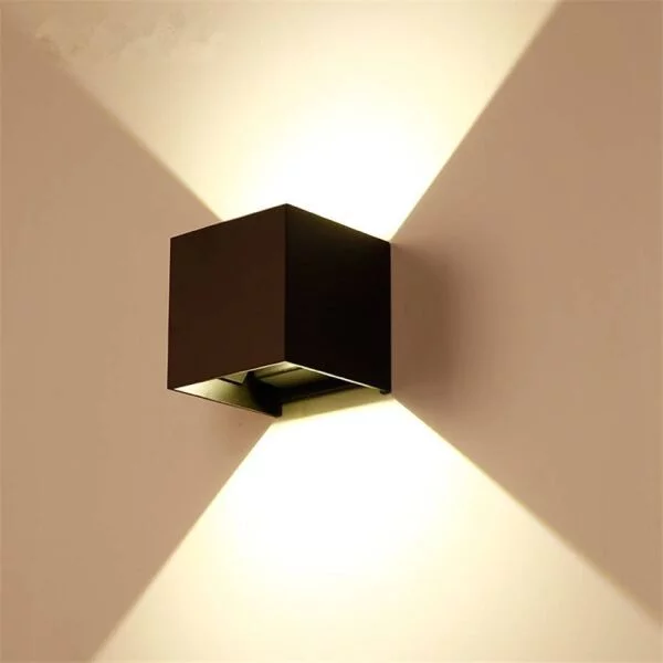 LED Wall Lamp Square LED Aluminium Wall Light Bedside Room Bedroom Home Lighting Indoor Decoration Indoor Wall Lamps NR-88 Home & Garden Lighting