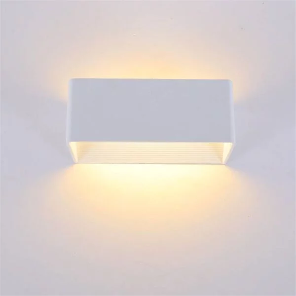 LED Wall Lamp Square LED Aluminium Wall Light Bedside Room Bedroom Home Lighting Indoor Decoration Indoor Wall Lamps NR-88 Home & Garden Lighting