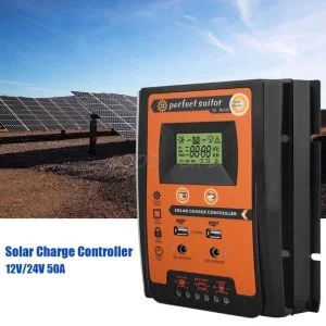 MPPT Solar Charge Controller 12V 24V | 30A 50A 70A | Dual USB LCD Display Renewable Energy