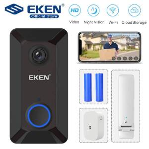 EKEN V6 HD Video Doorbell Intercom Home Security with Night Vision Home & Garden Electronics