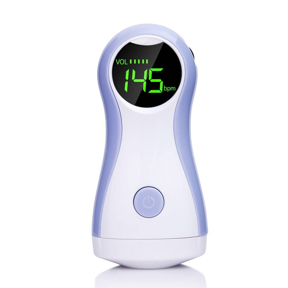Fetal Doppler Baby Monitor LCD Display Portable Baby Heart Rate Monitor With Earphone Fetal Doppler Baby Monitor LCD Display Portable Baby Heart Rate Monitor With Earphone
