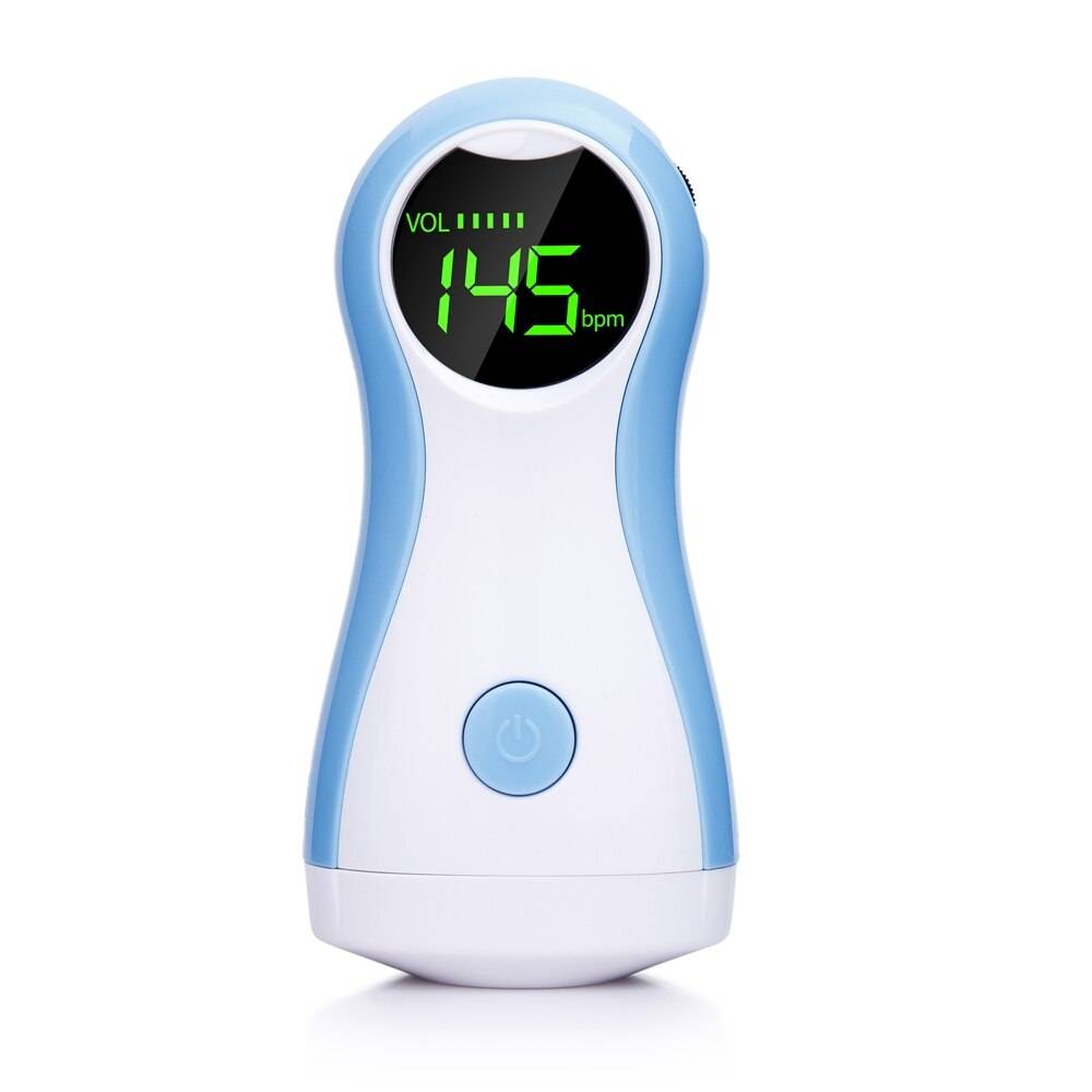 Fetal Doppler Baby Monitor LCD Display Portable Baby Heart Rate Monitor With Earphone Fetal Doppler Baby Monitor LCD Display Portable Baby Heart Rate Monitor With Earphone