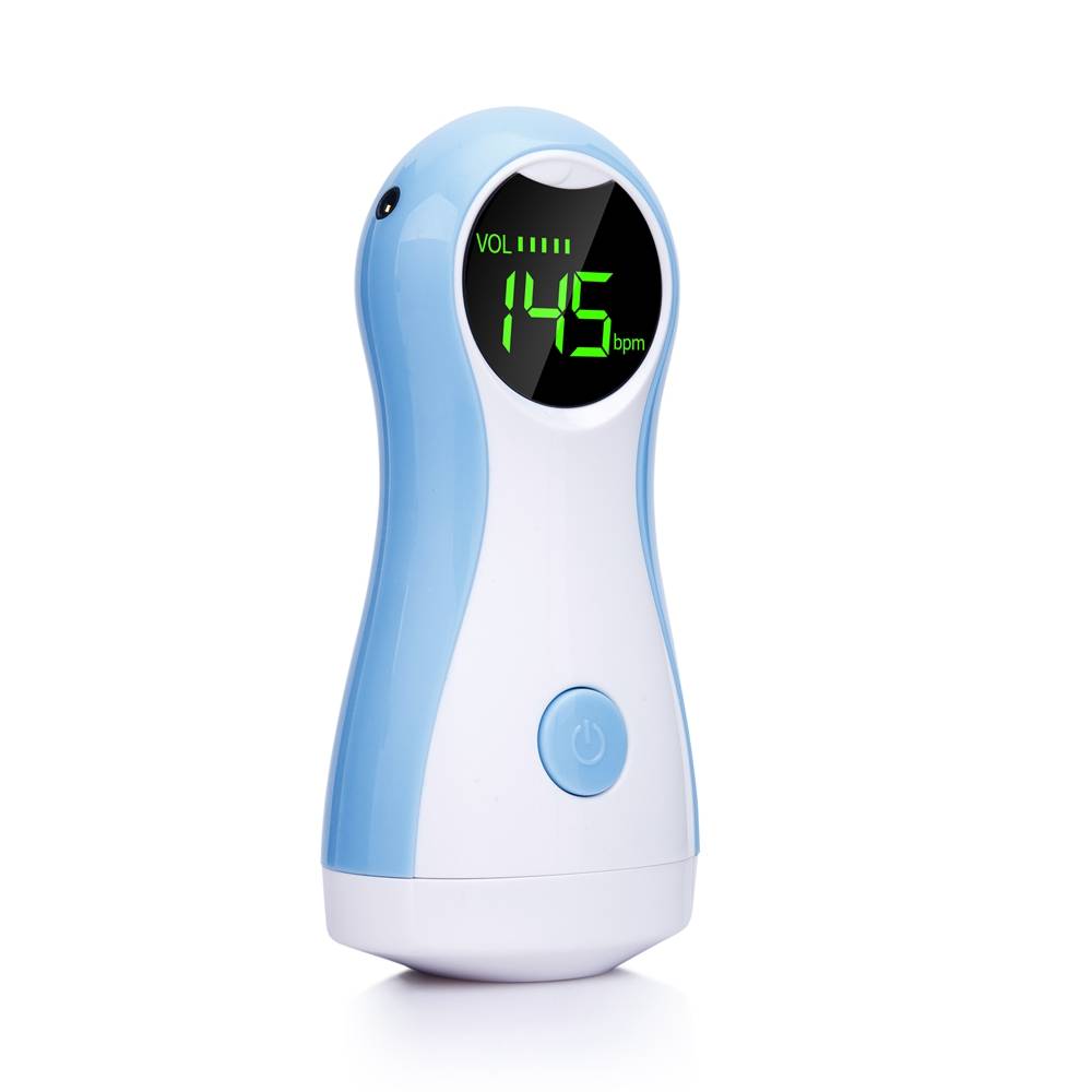 Fetal Doppler Baby Monitor LCD Display Portable Baby Heart Rate Monitor With Earphone Fetal Doppler Baby Monitor LCD Display Portable Baby Heart Rate Monitor With Earphone