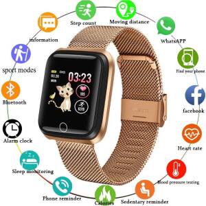 IP67 Water-Resistant Fitness Tracker Smart Watch | iOS & Android APP Smart Watch