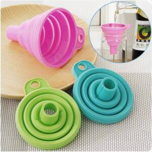 Collapsible Silicone Kitchen Funnel Kitchen Gadgets