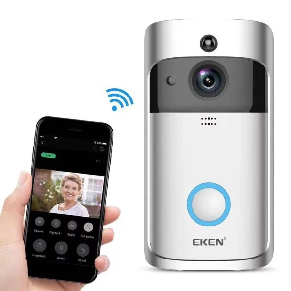 EKEN V5 WiFi Security Video Door Bell with Night Vision CCTV Intercom Home & Garden Electronics