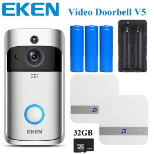 EKEN Video Doorbell Camera Ring with Chime, Night Vision, APP Control Home & Garden iGadgets Electronics