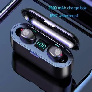 Wireless Earbuds Sport | Bluetooth 5.0 with 2000mAh Charging Box/Power Bank Electronics Headphones Sport & Fitness