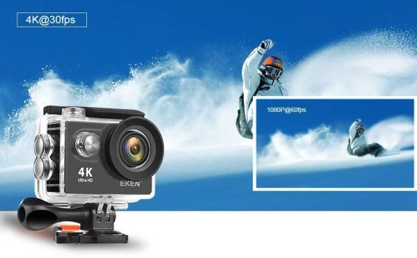 EKEN Action Camera H9 | Ultra HD 4K Underwater Sports Cam Camping Hunting iGadgets Electronics Outdoor Activities Sport & Fitness Fishing