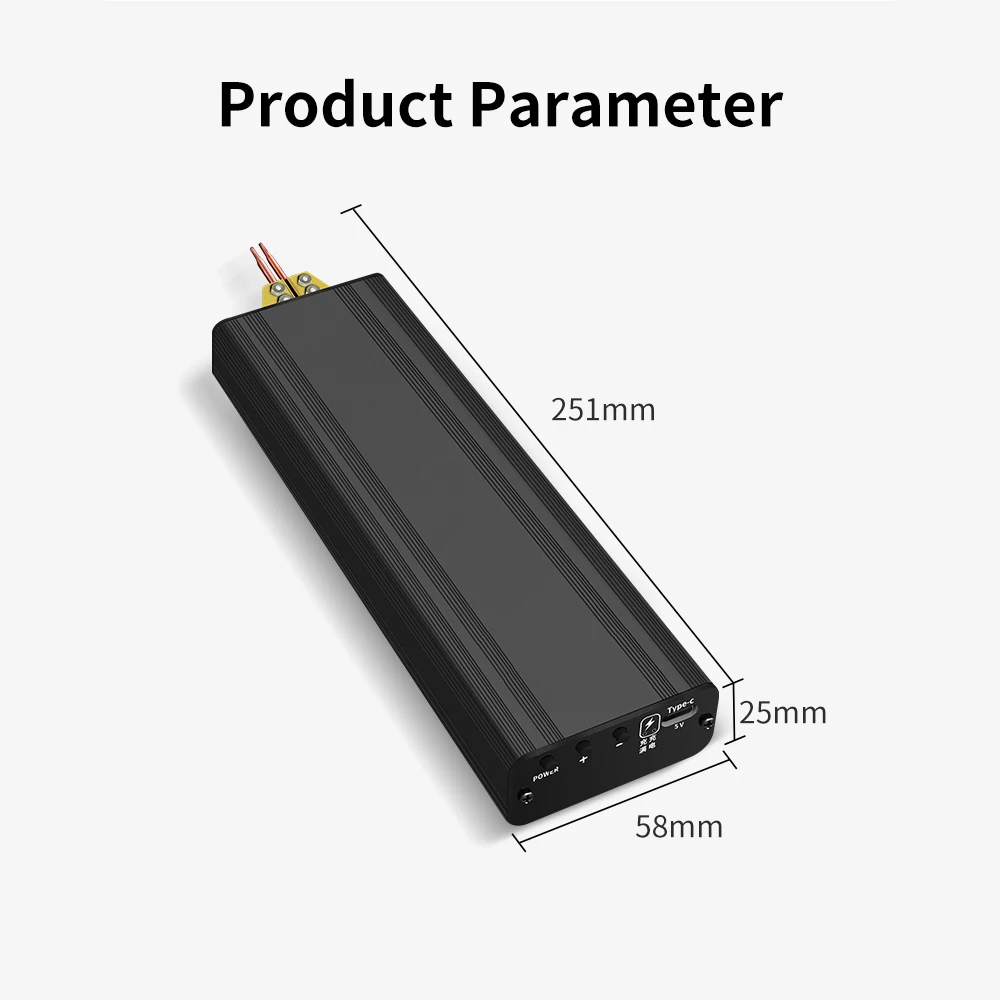 Spot Welder for 18650 lithium battery cells, nickel strip, and nickel belt welding