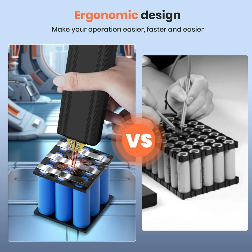 Punktschweißgerät zum Schweißen von 18650 Lithium-Akkuzellen, Nickelband und Nickelband