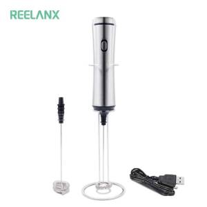 REELANX Rechargeable Milk Frother for Cappuccino Coffee Foam, Egg Beater Home & Garden Kitchen Gadgets iGadgets
