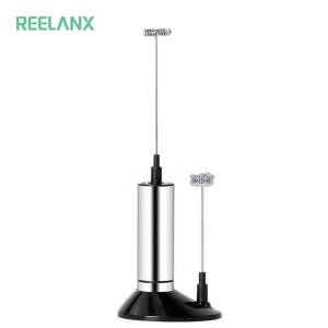 REELANX Electric Milk Frother | Kitchen Mixer + Stand & Single/Dual Whisks Home & Garden Kitchen Gadgets Electronics