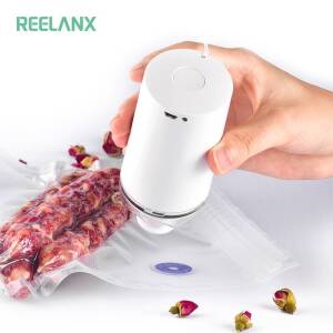 REELANX Handheld Vacuum Sealer Machine with 5 or 10 Vacuum Zipper Bags Home & Garden Kitchen Gadgets iGadgets