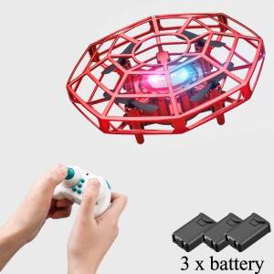 Mini Drone UFO Juguetes Infrarrojos Control de Detección Mano Flying Aviones Quadcopter Infraed RC Helicóptero Niño Juguete