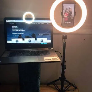 Selfie Ring Light with Tripod Stand + 3.5″ Rechargeable Sidekick Lighting Smartphone Accessories iGadgets