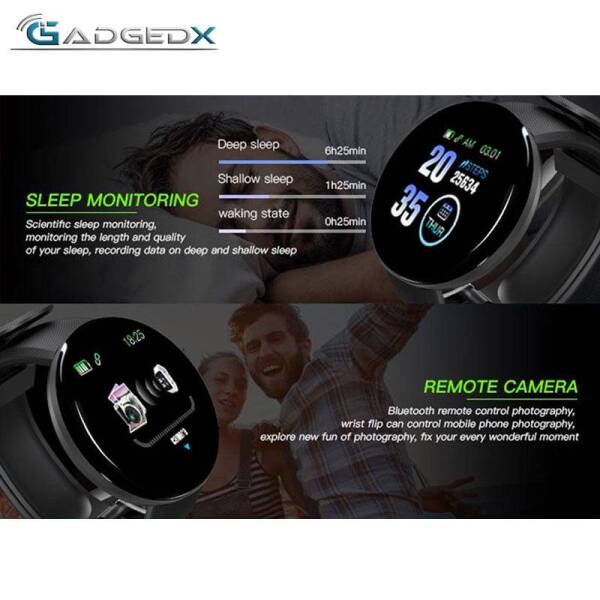 Smart Watch, Fitness Tracker, Heart Rate & Blood/Oxygen level monitoring