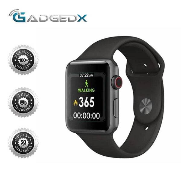 Unisex Smart Watch & Fitness Tracker + Heart Rate Blood Pressure Monitor