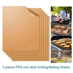 Non-Stick Copper BBQ Mats Teflon Baking Sheets