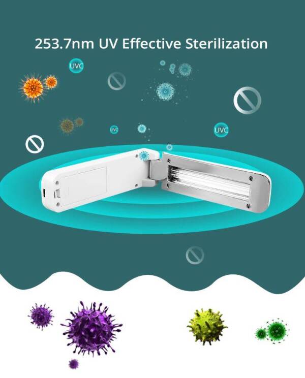 Luz ultravioleta portátil | Desinfección / Germicida Desinfectante UV Varita Iluminación iGadgets Salud y Hogar