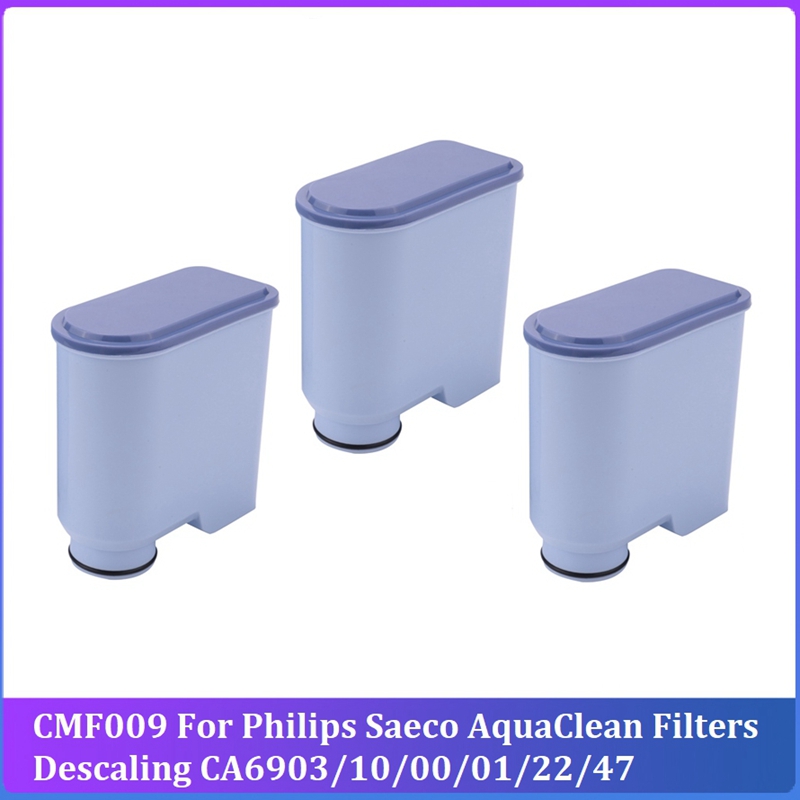 3Pcs Coffee Machine Water Filter Replacement for Philips Saeco AquaClean CA6903