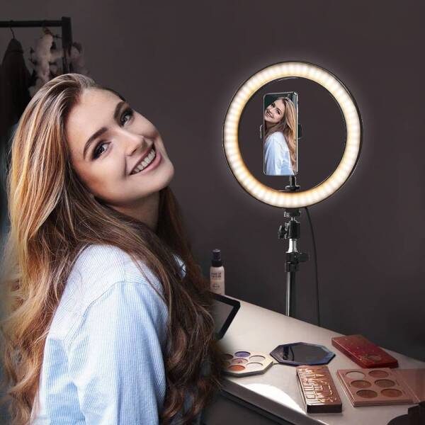 10.2 inch Ring Light with Stand Tripod for Selfies, Videos and Photography