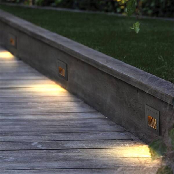 High Quality LED Footlights 1W/3W Embedded Wall Lights Outdoor Waterproof Step Lights Stairs Light Plinths Night Lights NR-109 Home & Garden Lighting