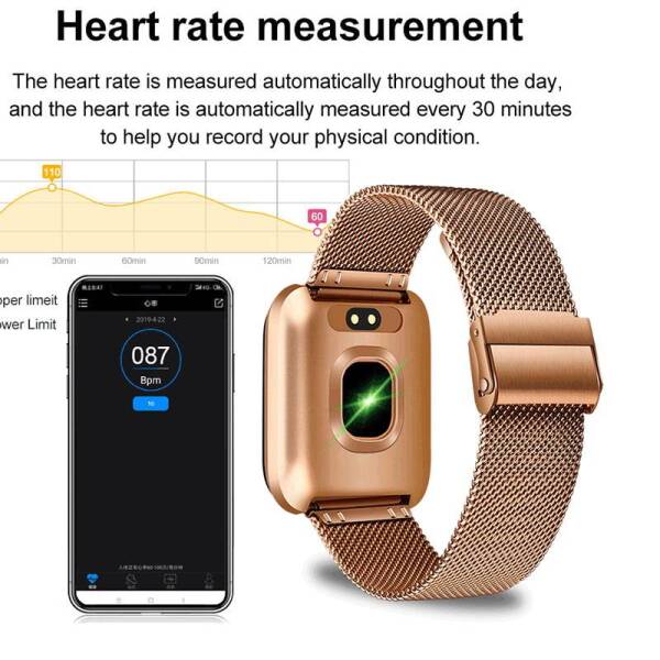 IP67 Water-Resistant Fitness Tracker Smart Watch | iOS & Android APP Smart Watch