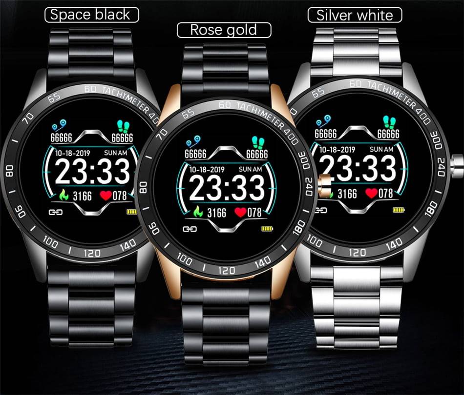 LIGE 2019 New Smart Watch Men Waterproof Sport Heart Rate Blood Pressure Fitness Tracker Smartwatch Pedometer reloj inteligente