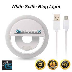 Rechargeable Selfie Ring Light for iPhone, FaceTime, TikTok, Zoom, YouTube Smartphone Accessories iGadgets