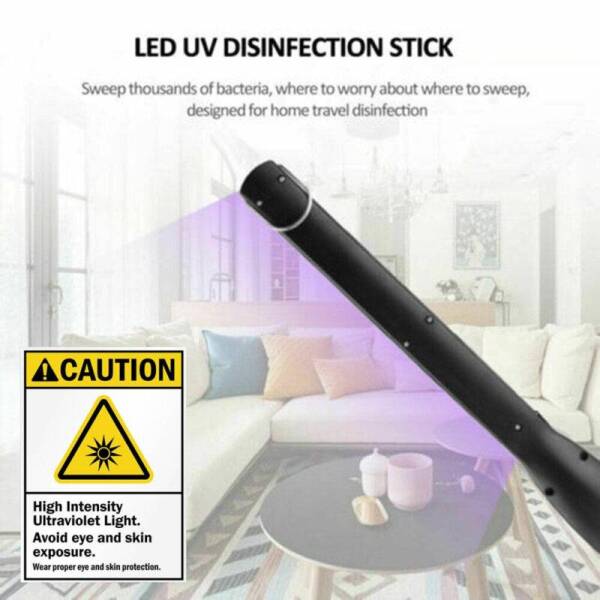 Portable UV Light Sanitizer Wand | Sterilizer, Germicidal, Disinfectant Home & Garden Lighting Health & Household