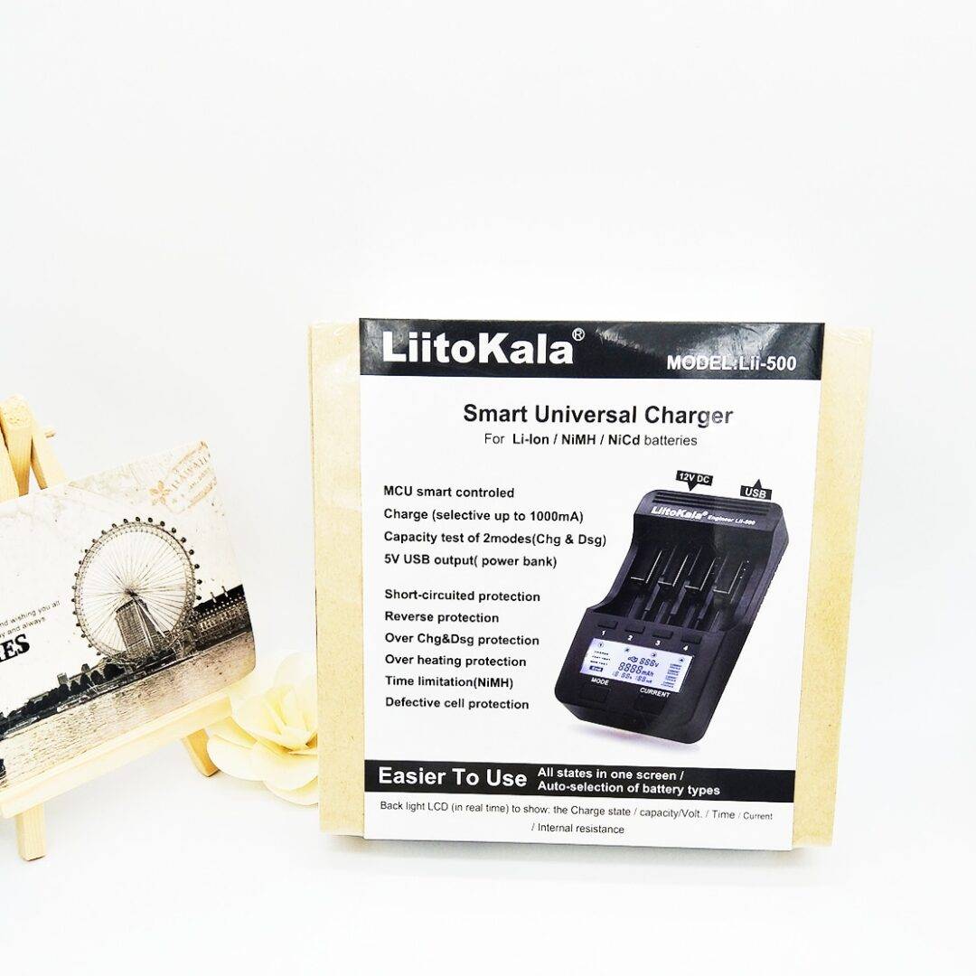 LiitoKala Lii-500 18650 Battery Charger