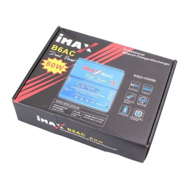 80W iMAX B6AC V2 AC/DC Dual Power LiPo Battery Charger Balancer iGadgets Electronics Battery Chargers Batteries