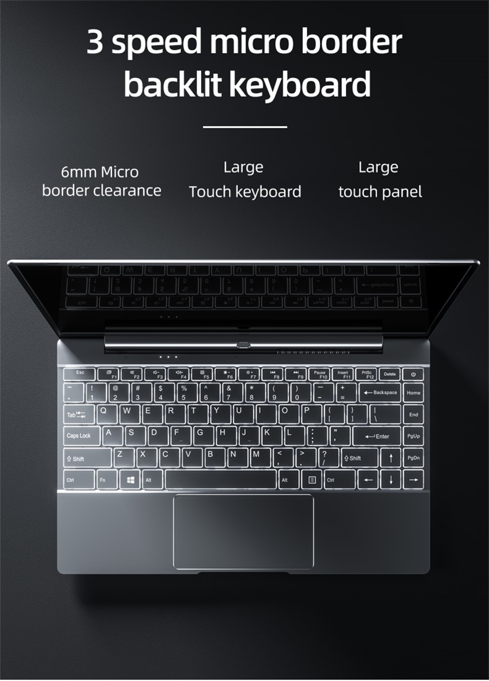 14.1 inch 16GB RAM 1T SSD Windows 11 Backlit Keyboard Laptop