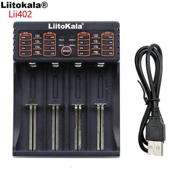 LiitoKala 18650 Battery Charger | 26650/18350/16340/18500/AA/AAA/NiMH/Nicd iGadgets Battery Chargers