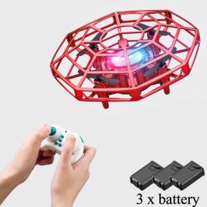 Mini Drone UFO Toys Infrared Sensing Control Hand Flying Aircraft Quadcopter Infraed RC Helicopter Kid Toy