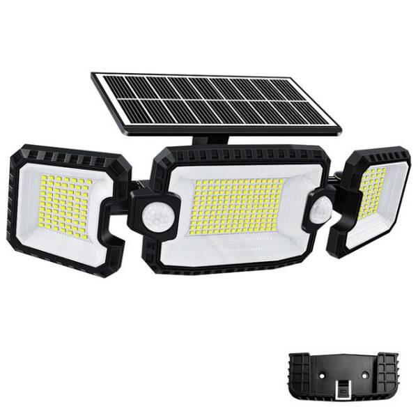 Outdoor Security Solar Light 305 LED Adjustable 3 Heads