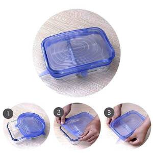 Reusable Silicone Stretch Lids | Vegetables/Food Bowl & Container Seal