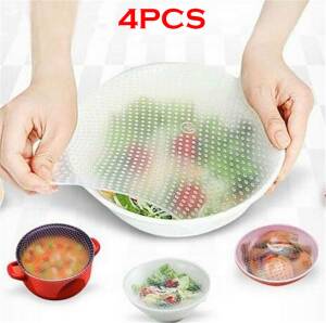 Reusable Silicone Stretch Lids | Vegetables/Food Bowl & Container Seal