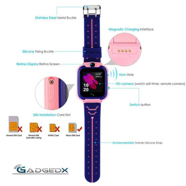 Smart Watch for Kids with GPS Tracking, SOS and Two Way Call